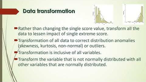 Positive and Negative skewed DATA transformation using LOG10 Square Root Reciprocal in SPSS