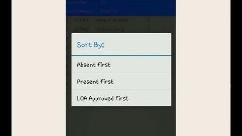 FYP Video - SP Event Attendance System (Mobile App)