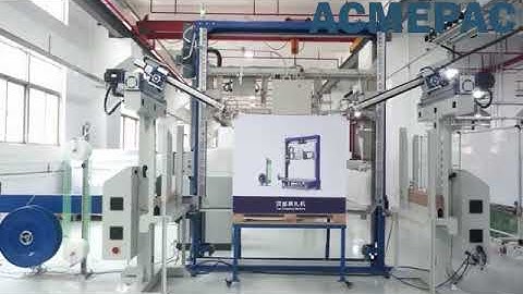 Top Seal Pallet Vertical Strapper with Edge Corner Applicator System