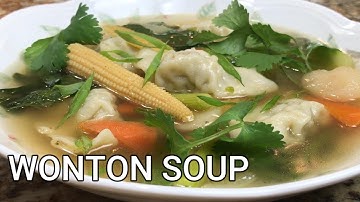 How to Make Wonton Soup with Trader Joe’s Chicken Cilantro Mini Wontons | Easy | 20-Minute Meal