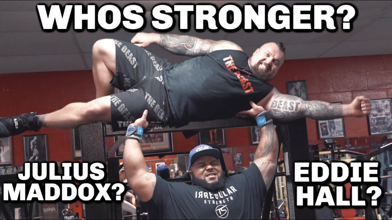 Watch Strongman Eddie Hall Bench Press With World Record Holder