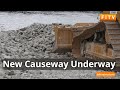 New Causeway Construction Underway in the Falklands