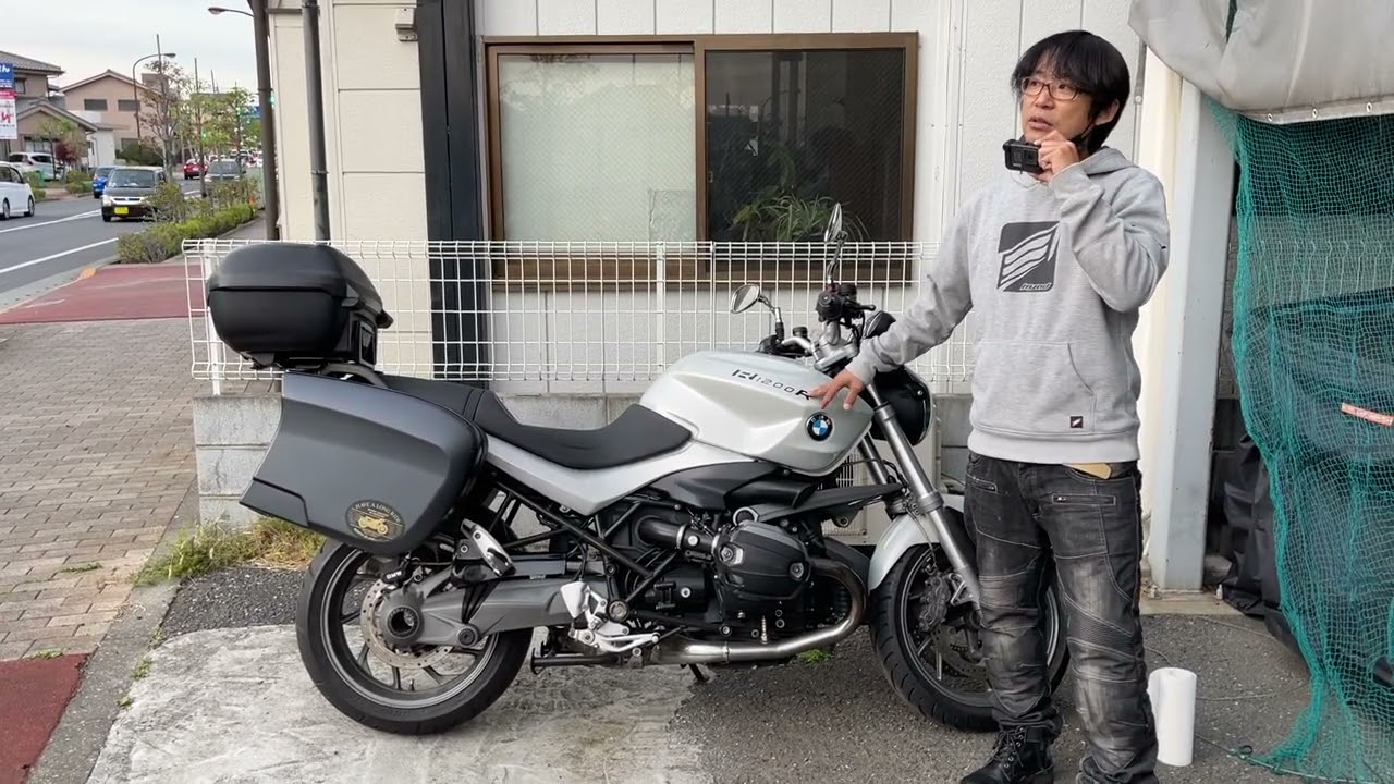 BMW R1200Rフルパニア参考動画「すばらしき水平対抗サウンド」二宮の