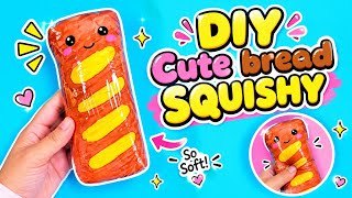 DIY Cute Bread Squishy / Things To Do When You're Bored / How To Make / Creative Things