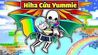 HIHA GIẢI CỨU YUMMIE BẰNG BỘ GIÁP SERAPHIM SANS TRONG MINECRAFT*HIHA SERAPHIM SANS TẬP 2 🤩💜