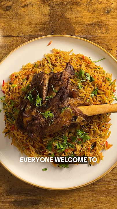 Starting my Around the World food series with Somalia! #food #recipe #cooking #somalia #rice #lamb