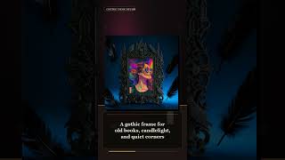 youtube short study desk gothic photo frame