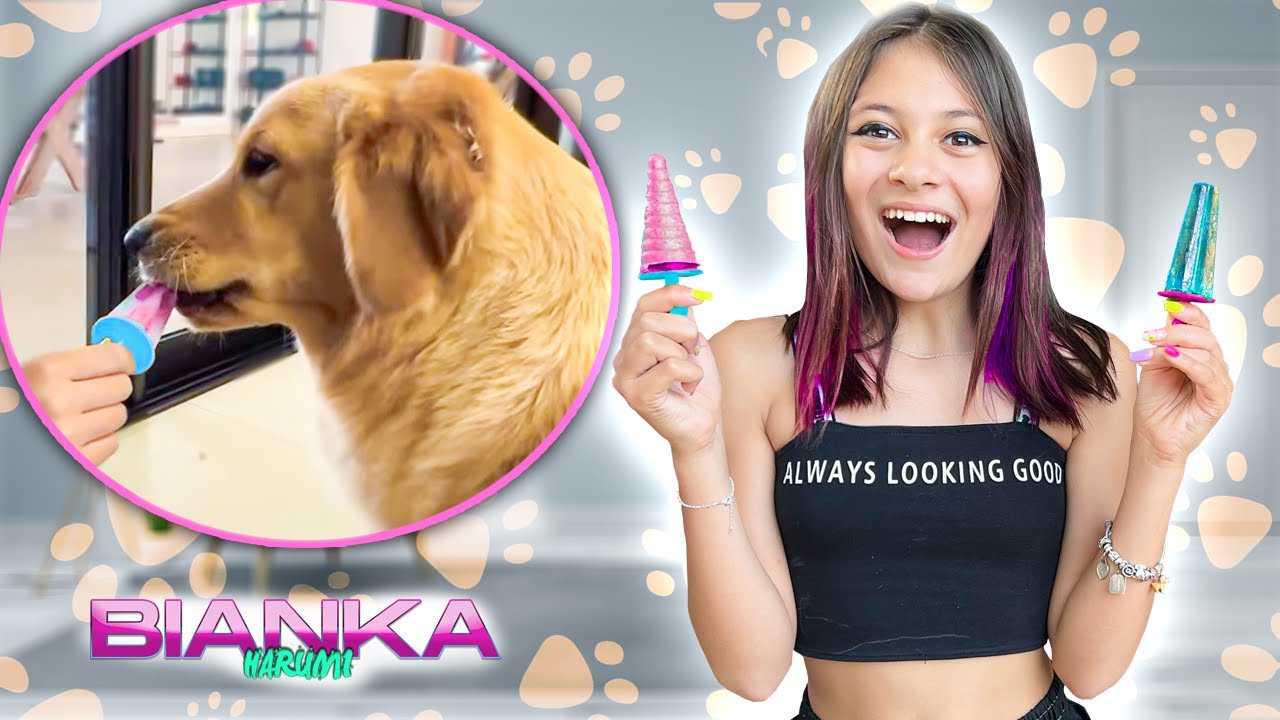 FIZ SORVETES PARA MEUS CACHORROS 🤪 - BIANKA