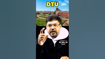 Everything About Delhi Technical University in 1 Minute😍😍 #shorts #jee2024 #dtu #dtucutoff #jeeprep