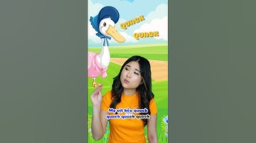 🐥 mẹ vịt buồn quá! 😭 #vietnameseforkids #nhacthieunhi #hoctiengviet #learnvietnamese #5convit