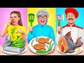 मैं बनाम दादी कुकिंग चैलेंज | महाकाव्य भोजन लड़ाई Multi DO Challenge