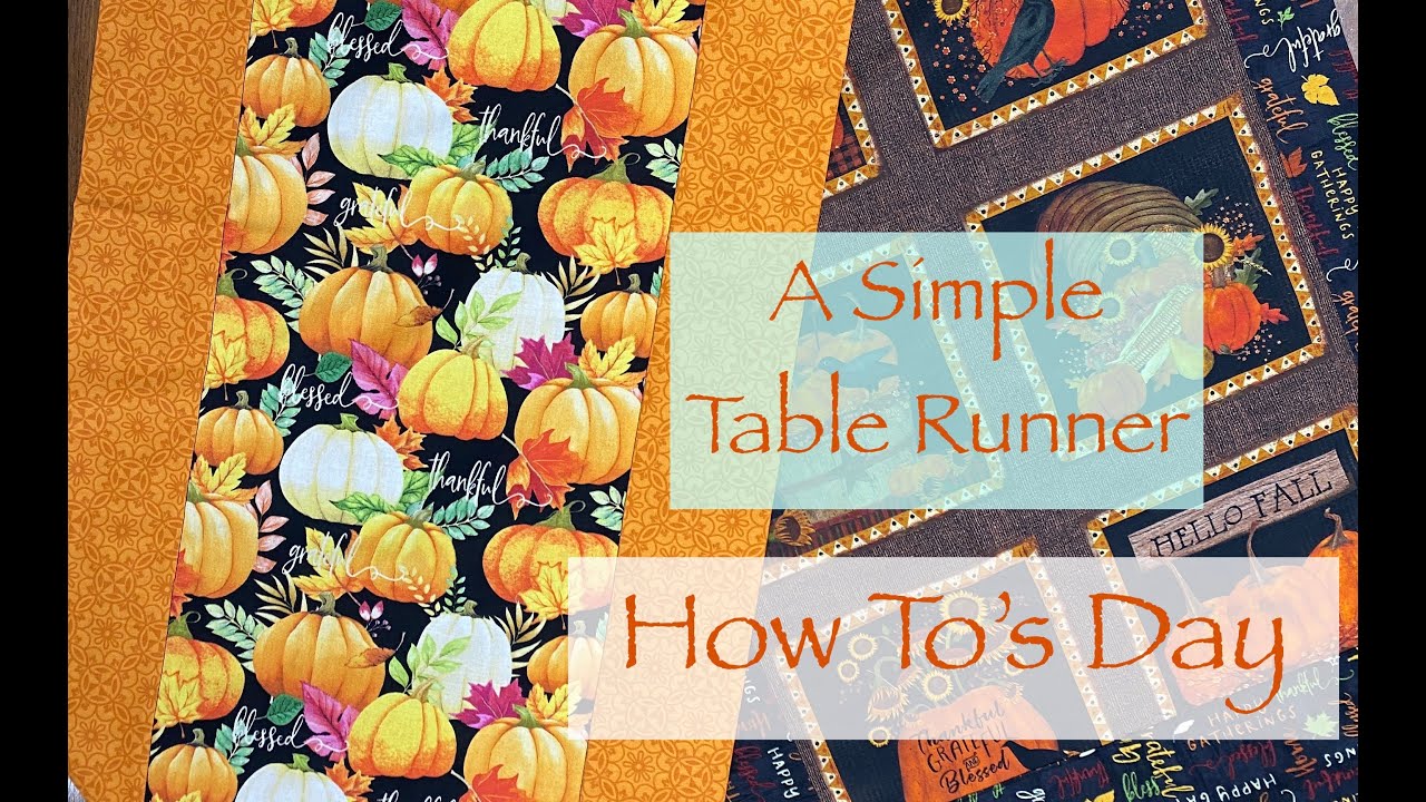 Дорожка на стол за 20 минут или меньше!