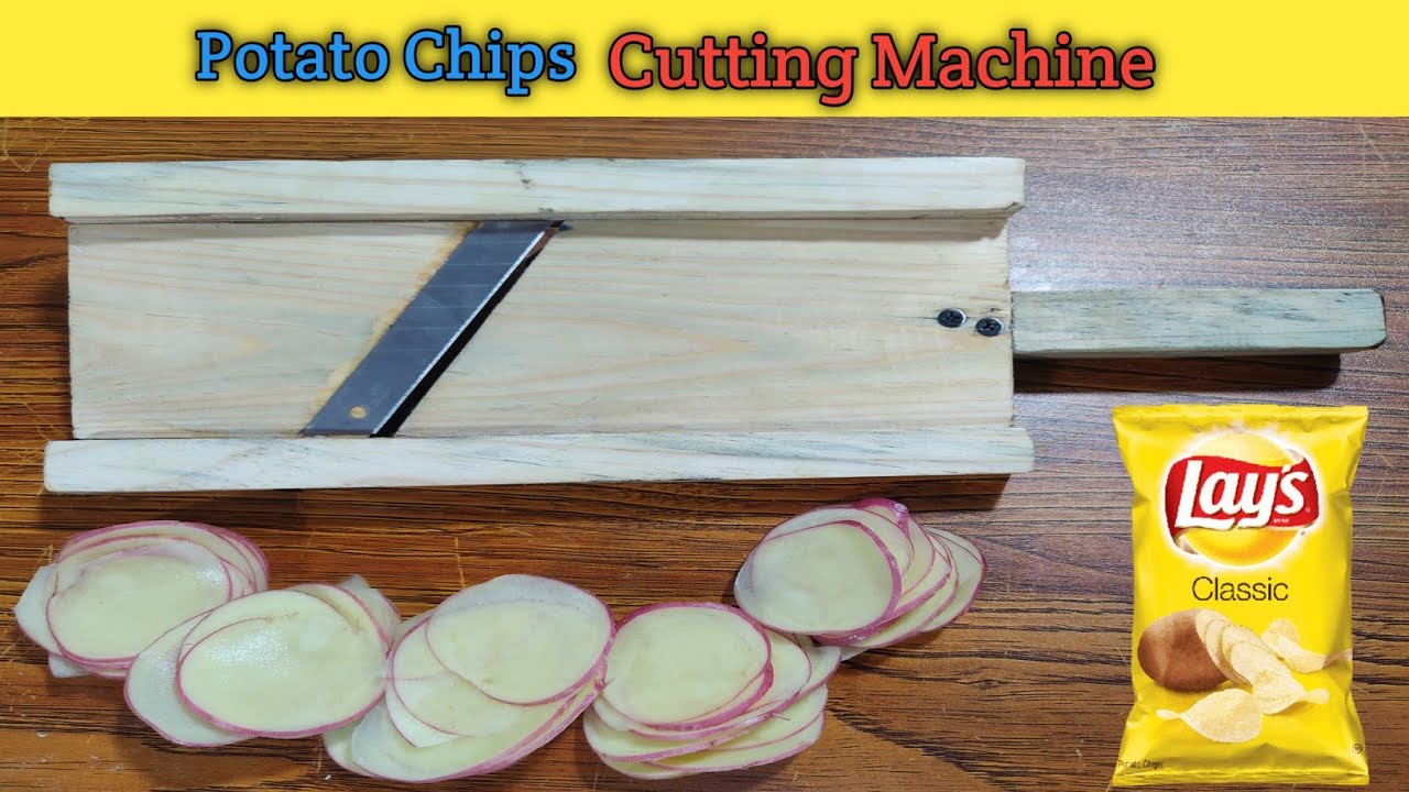 Home Made Potato Chips Cutting Machine, manual chips machine