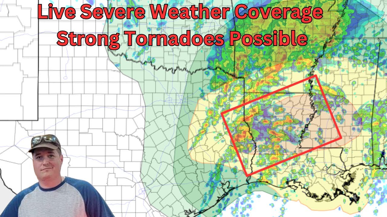 Tornado Threat Live Coverage for Texas, Louisiana , Mississippi - YouTube