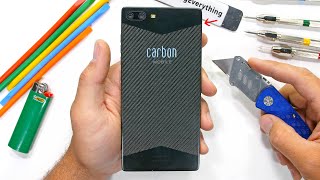 How strong is a CARBON FIBER smartphone?!  Durability Test!