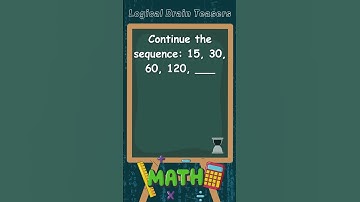 Continue the sequence: Test Your Logic | math riddles in english #maths #puzzle #quiz #sequence