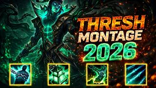 Thresh Montage Part 21 – Flash Hooks, Hexflash Plays & Crazy Wall Hooks 🪝🔥 #thresh #lolmontage
