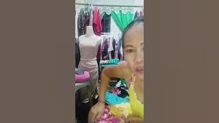 Bunda daster kuning angkat daster