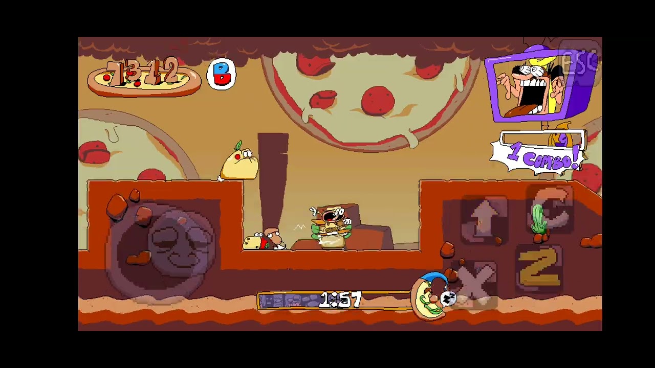 I play pizza tower but I play a mobile sorry I don't know the link you see other YouTube link there