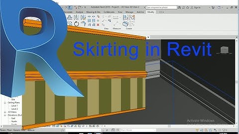 Wall Skirting in revit.