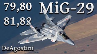 Model MiG-29 - 1/24 DeAgostini - Issues 79,80,81,82