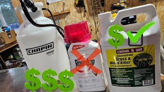 Save Money on Roundup Herbicide! - The Best Weed and Grass Killer? #giveaway