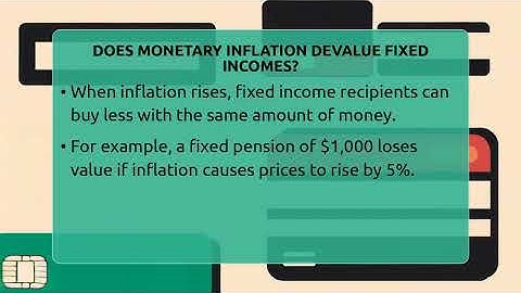 Does Monetary Inflation Devalue Fixed Incomes? - Inflation Insight Channel
