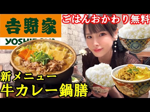 【吉野家】新発売の牛カレのイメージ画像