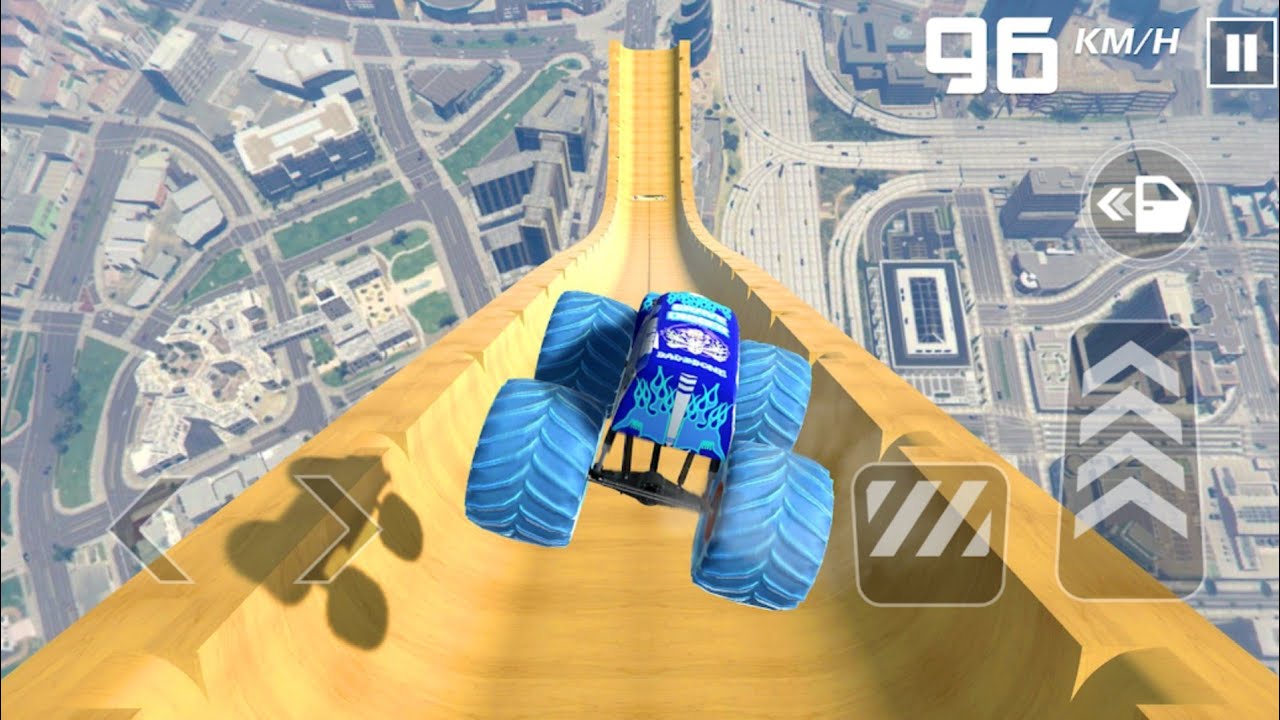 Car Games Monster Truck Stunt Gameplay "Extreme Monster Truck Mayhem