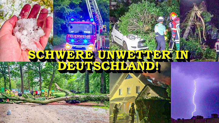 +++ SCHWERE UNWETTER IN DEUTSCHLAND +++ DOWNBURST & HAGEL & BLITZEINSCHLÄGE | FEUERWEHR | GROSSALARM