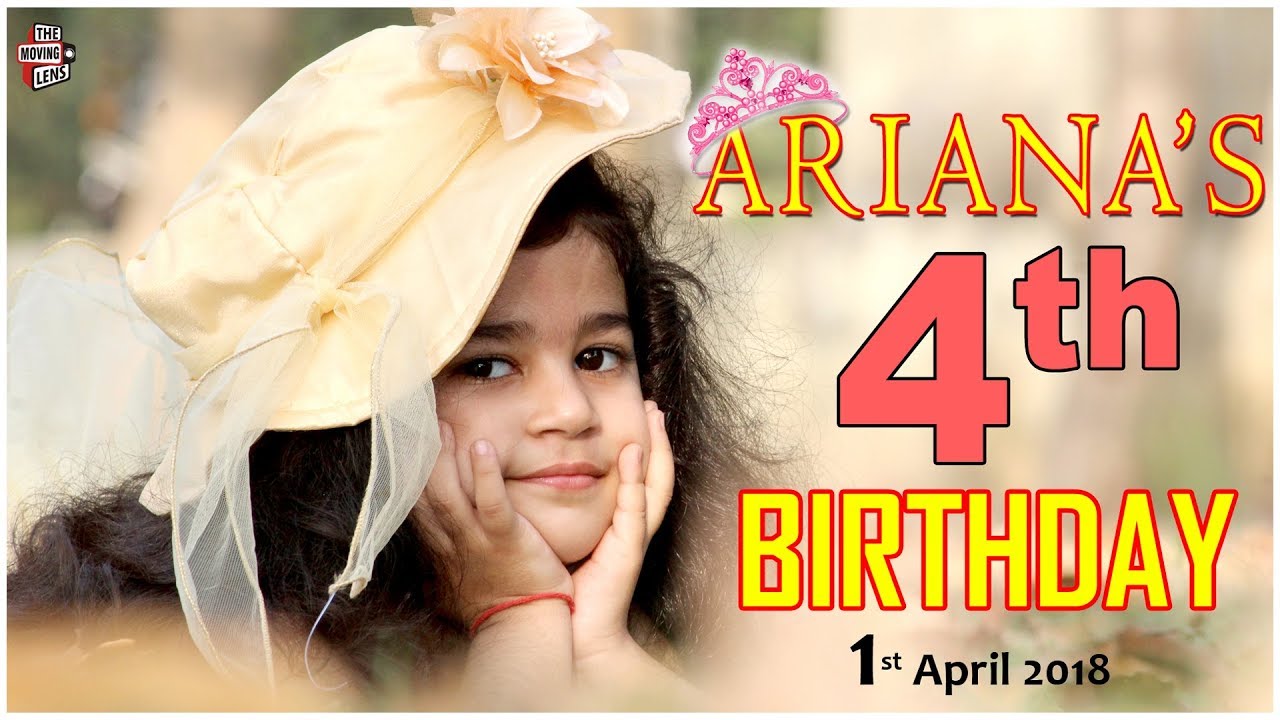 Ariana's 4th Birthday Photoshoot | 1st April 2018 | TML Productions