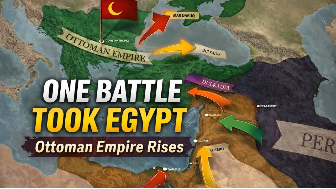 The Battle That Gave the Ottoman Empire Control of Egypt and the Islamic World.