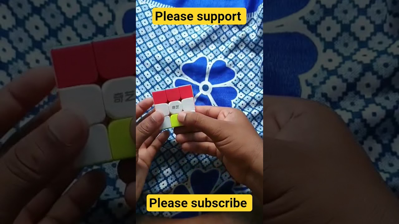 How to solve 3×3 Rubik's cube in New second trick 