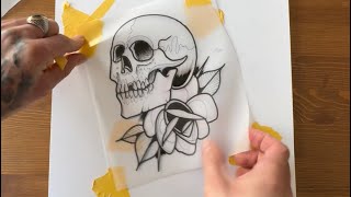 Using References the Right Way | From Skull & Rose Reference to Original Tattoo Design
