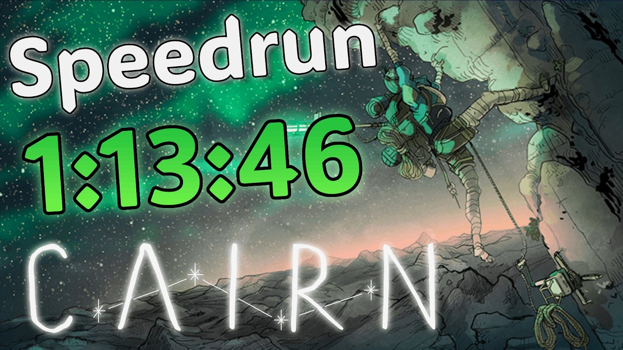 Cairn Speedrun in 1:13:46 🔥 - Former World Record (Free Solo)