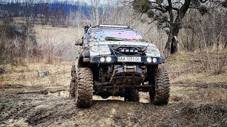 Нива КРОКОДИЛ на тракторах vs УАЗ Патриот на 37 Трепадорах #OFFROAD после мокрой ЗИМЫ