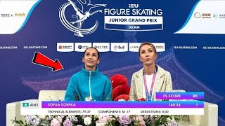Sofia Dzepka's Stunning Debut! | Takes 1st Place with 72.74 Points at Junior Grand Prix 2026