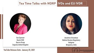 Tea Time Talks with MDRP- EU In Vitro Diagnostic Regulation (IVDR)