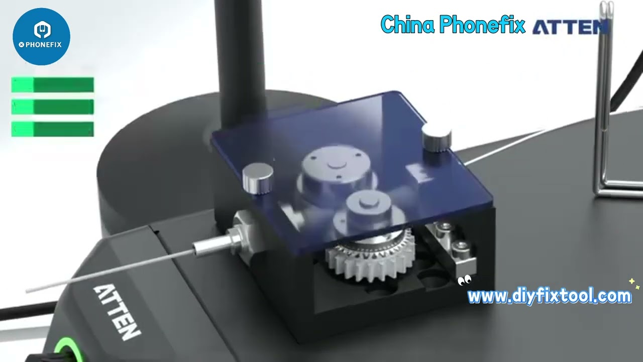 ATTEN ZT-660-150G Solder Wire Auto-Feed Soldering Station Tin Dispenser Review