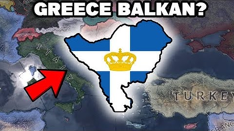WHAT IF GREECE OWNED ALL OF THE BALKANS I Hoi4 Timelapse