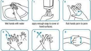 خطوات غسل اليدين كلية الفارابي قسم التمريض