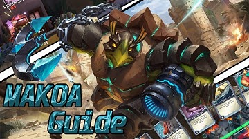 MAKOA LOADOUT! | Paladins makoa Deck Guide/Tutorial