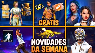 TROCA NICK GRÁTIS, EVENTO DIA DO BOOYAH, PERSONAGEM LUNA, CALENDÁRIO SEMANAL FREE FIRE