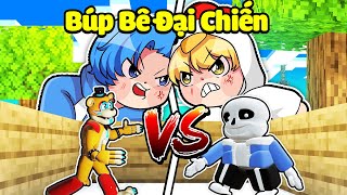 HUY NOOB BÚP BÊ ĐẠI CHIẾN VỚI TÔ GÀ TRONG MINECRAFT*FREDDY GLAMROCK ĐẤU VỚI SANS TRONG MINECRAFT🎎⚔️