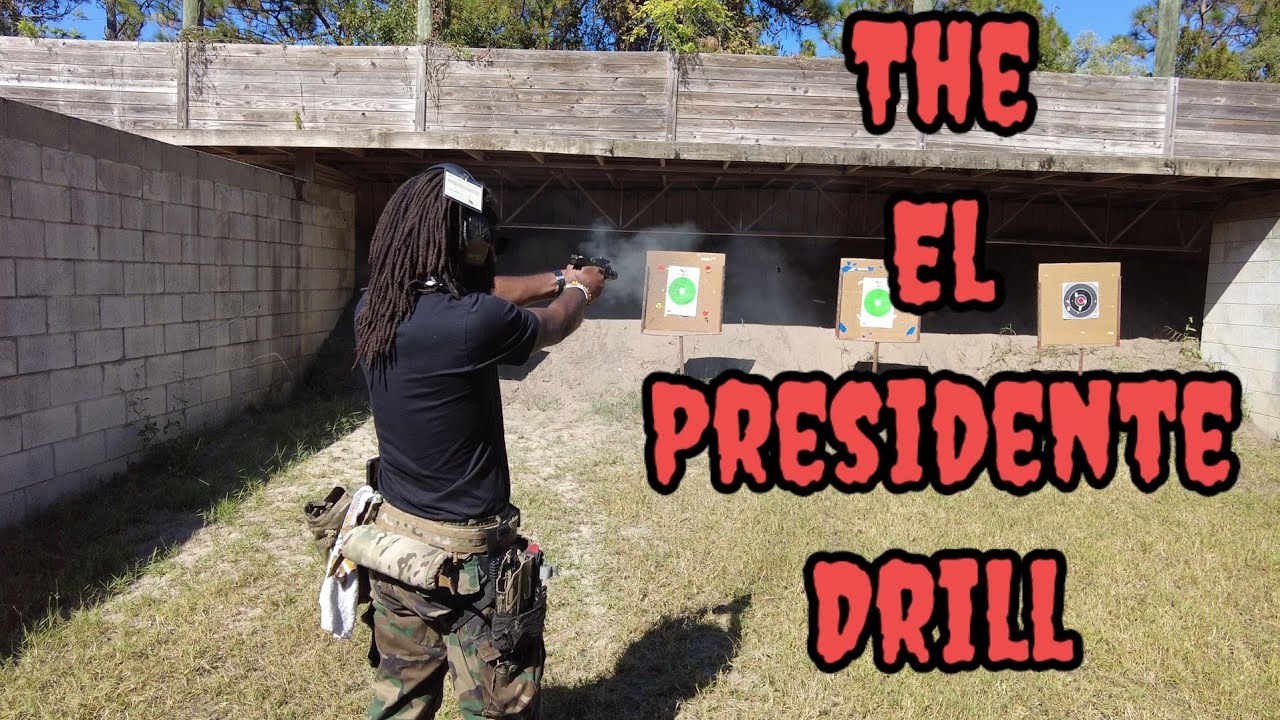PISTOL DRILLS THE EL PRESIDENTE DRILL!!! YouTube