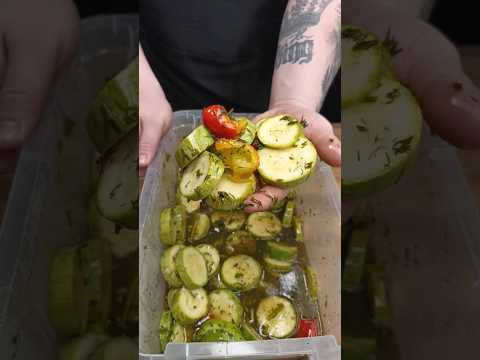 Маринованные кабачки с перцем