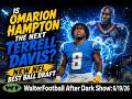 Is Omarion Hampton the Next Terrell Davis? New Best Ball Draft: WalterFootball.com After Dark