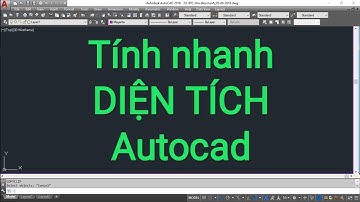 Tính diện tích trong Autocad - Mẹo cad