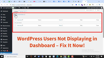 How to Fix WordPress Users Not Showing in Dashboard | Easy Step-by-Step