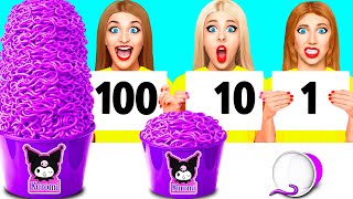 100 Layers Of Food Challenge | Amazing Creative Tricks By Multi Do Food Challenge
